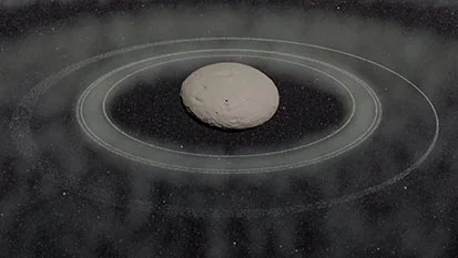 Découverte d'un système d'anneaux en cours de formation autour de l'objet centaure Chiron