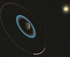Découverte improbable d'un anneau autour de l'objet transneptunien Quaoar